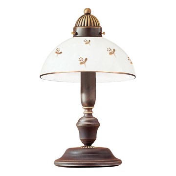 Kolarz 731.73.170 - Lampă de masă NONNA 1xE27/75W/230V, cu motive florale, aur roz