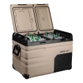Ladă frigorifică portabilă cu afișaj LCD 39 l 230V/12V/24V maro
