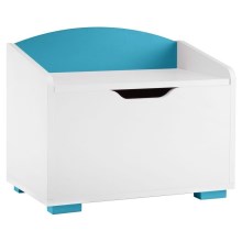 Lădiță de depozitare pentru copii PABIS 50x60 cm alb/albastru