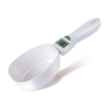 Lamart - Lingură cântar cu afișaj LCD, 2xAAA, albă