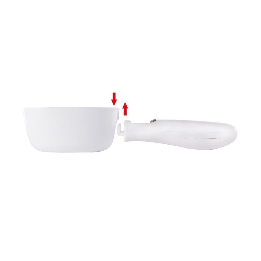 Lamart - Lingură cântar cu afișaj LCD, 2xAAA, albă