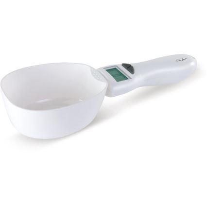 Lamart - Lingură cântar cu afișaj LCD, 2xAAA, albă