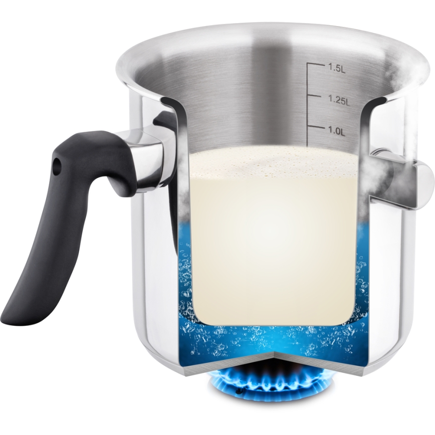 Lamart - Recipient pentru lapte din inox 1,5 l