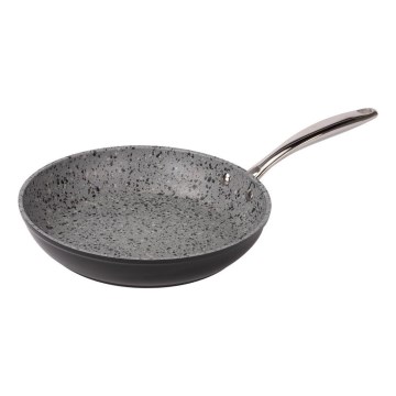 Lamart - Tigaie din granit, 26 cm, negru/gri/inox