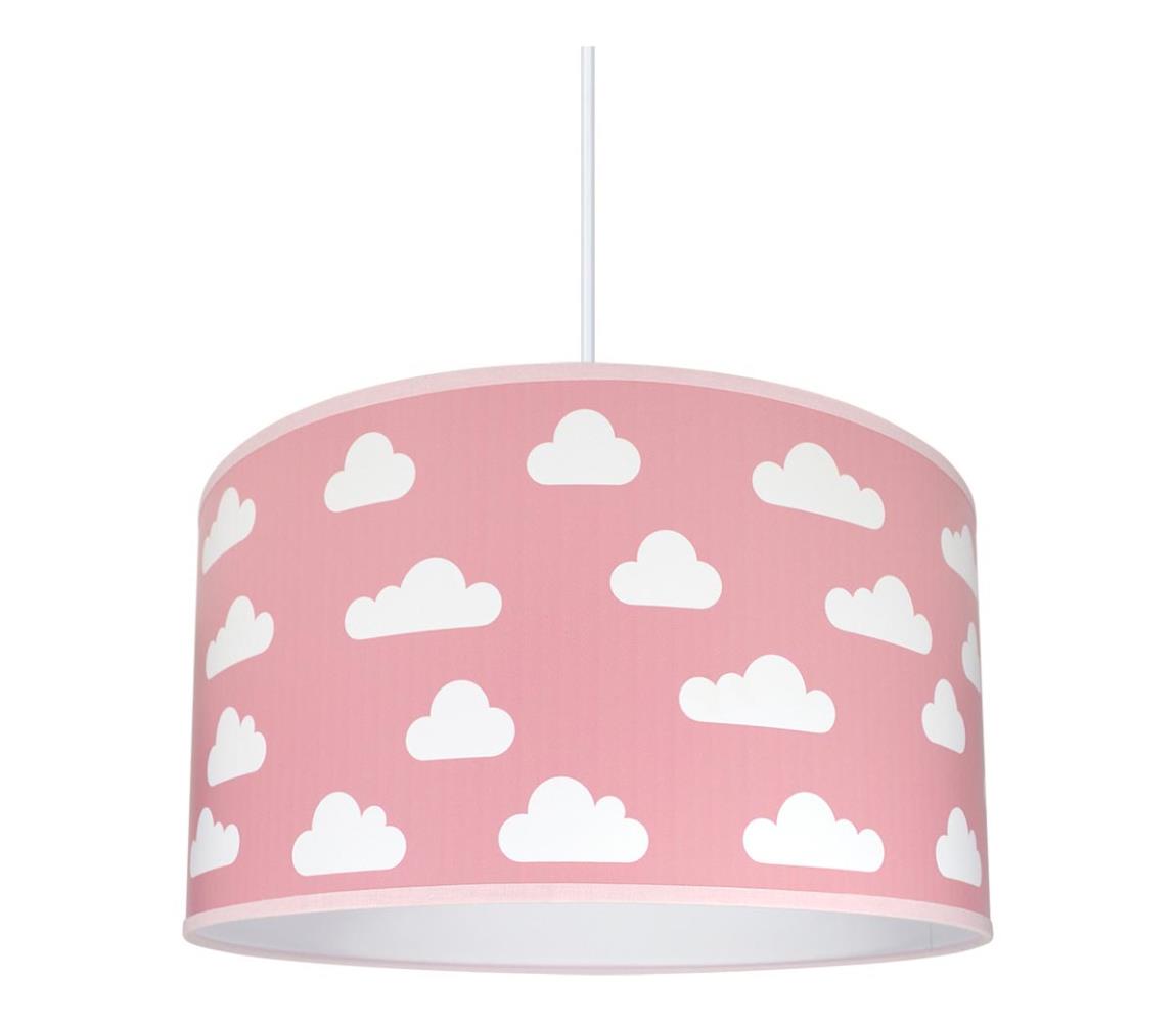 Lampa copii CLOUDS PINK 1xE27/60W/230V