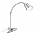 Lampă cu clemă LED/3,2W/230V, crom mat