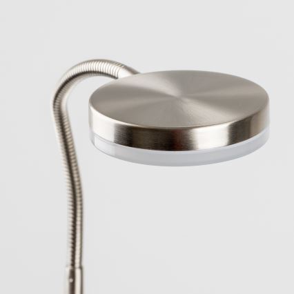 Lampă cu clemă LED/3,2W/230V, crom mat