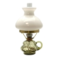 Lampă cu gaz lampant ANNA 33 cm verde-pădure mare crachelură