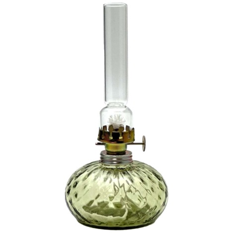 Lampă cu gaz lampant FL0068 20 cm verde-pădure