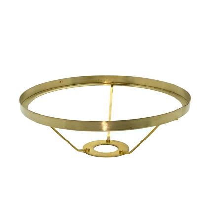 Lampă cu gaz lampant JASMÍNA 50 cm verde-pădure cu abajur floral