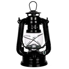 Lampă cu gaz lampant LANTERN 19 cm neagră Brilagi