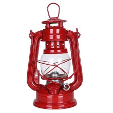 Lampă cu gaz lampant LANTERN 19 cm roșie Brilagi