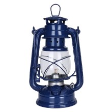 Lampă cu gaz lampant LANTERN 24,5 cm albastră Brilagi
