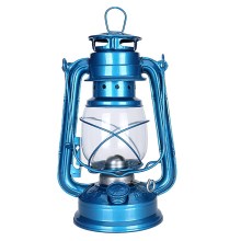 Lampă cu gaz lampant LANTERN 24,5 cm albastru Brilagi