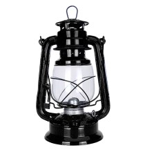 Lampă cu gaz lampant LANTERN 28 cm neagră Brilagi