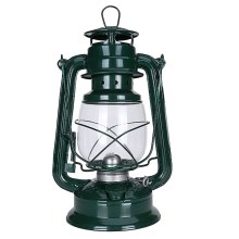 Lampă cu gaz lampant LANTERN 28 cm verde Brilagi