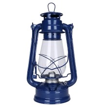 Lampă cu gaz lampant LANTERN 31 cm albastră Brilagi