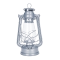 Lampă cu gaz lampant LANTERN 31 cm argintiu Brilagi