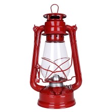 Lampă cu gaz lampant LANTERN 31 cm roșie Brilagi