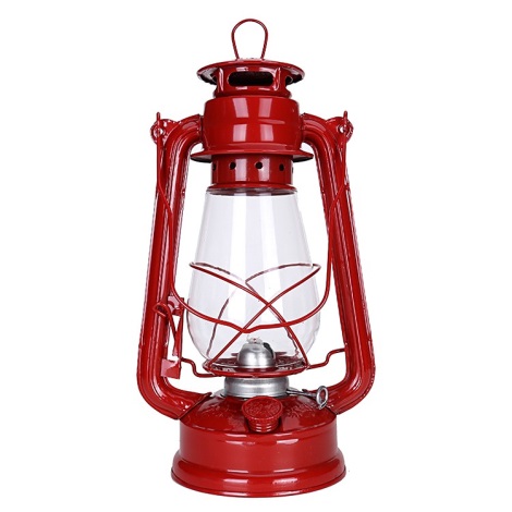 Lampă cu gaz lampant LANTERN 31 cm roșu Brilagi