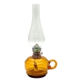Lampă cu gaz lampant MONIKA 34 cm chihlimbariu