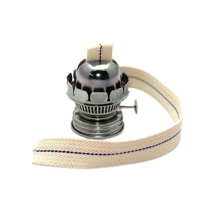 Lampă cu gaz lampant TEREZA 34 cm albastru închis