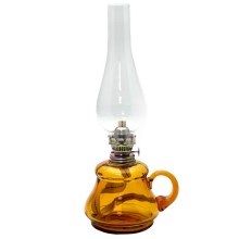 Lampă cu gaz lampant TEREZA 34 cm amber