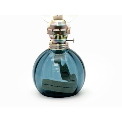 Lampă cu petrol BASIC 38 cm fumurie