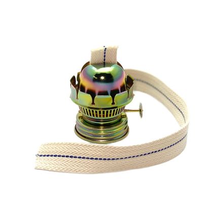 Lampă cu petrol KLÁRA, 34 cm, verde pădure