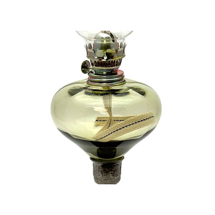 Lampă cu petrol KRASOMÍRA 42 cm verde pădure