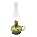 Lampă cu petrol MONIKA 34 cm verde pădure cu efect craquelé