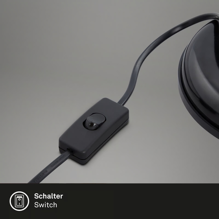 Lampă de birou 1xE14/25W/230V neagră