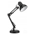 Lampă de birou 2-în-1 cu clemă 1xE27/60W/230V neagră