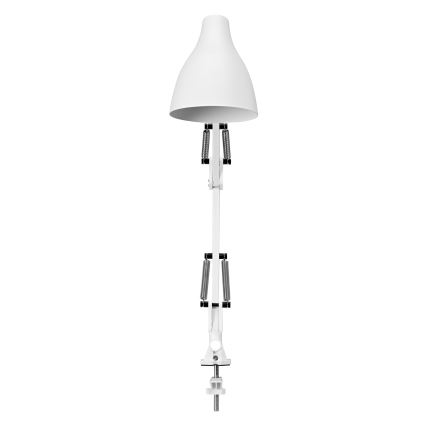 Lampă de birou cu clemă Osram DESK LINE 1xE27/11W/230V, albă