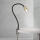 Lampă de birou flexibilă cu clemă DOTTY 1xGU10/10W/230V alamă/negru