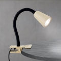 Lampă de birou flexibilă cu clemă DOTTY, 1xGU10/10W/230V, bej/negru