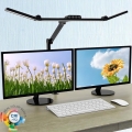 Lampă de birou flexibilă cu LED reglabilă prin atingere LED/24W/230V 3000-6500K CRI 92 negru