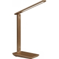 Lampă de birou LED dimerizabilă NOBLITE N LED/7W/230V 3000/4000/6500K maro