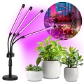 Lampă de birou LED flexibilă, reglabilă, pentru cultivarea plantelor VITARO 4xLED/10W/230V, neagră