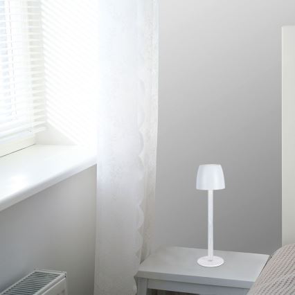 Lampă de birou LED încărcabilă cu touch, reglabilă, LED/3W/5V 3000K 1800 mAh, neagră