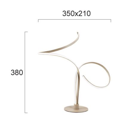 Lampă de birou LED IVANA LED/5W/230V bej