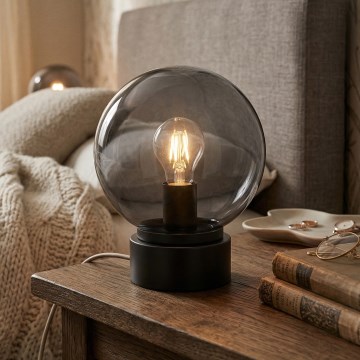 Lampă de birou LED JIMMY 1xE27/60W/230V antracit/negru fumuriu