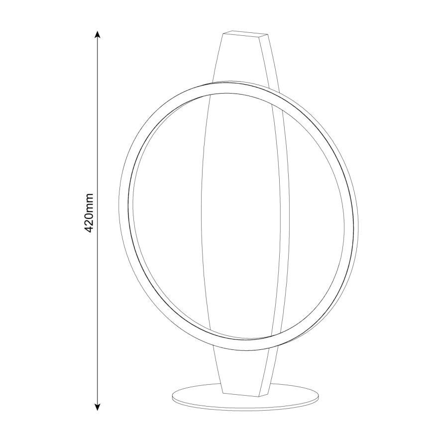 Lampă de birou LED MELISA, 10 W, 230 V, din pin