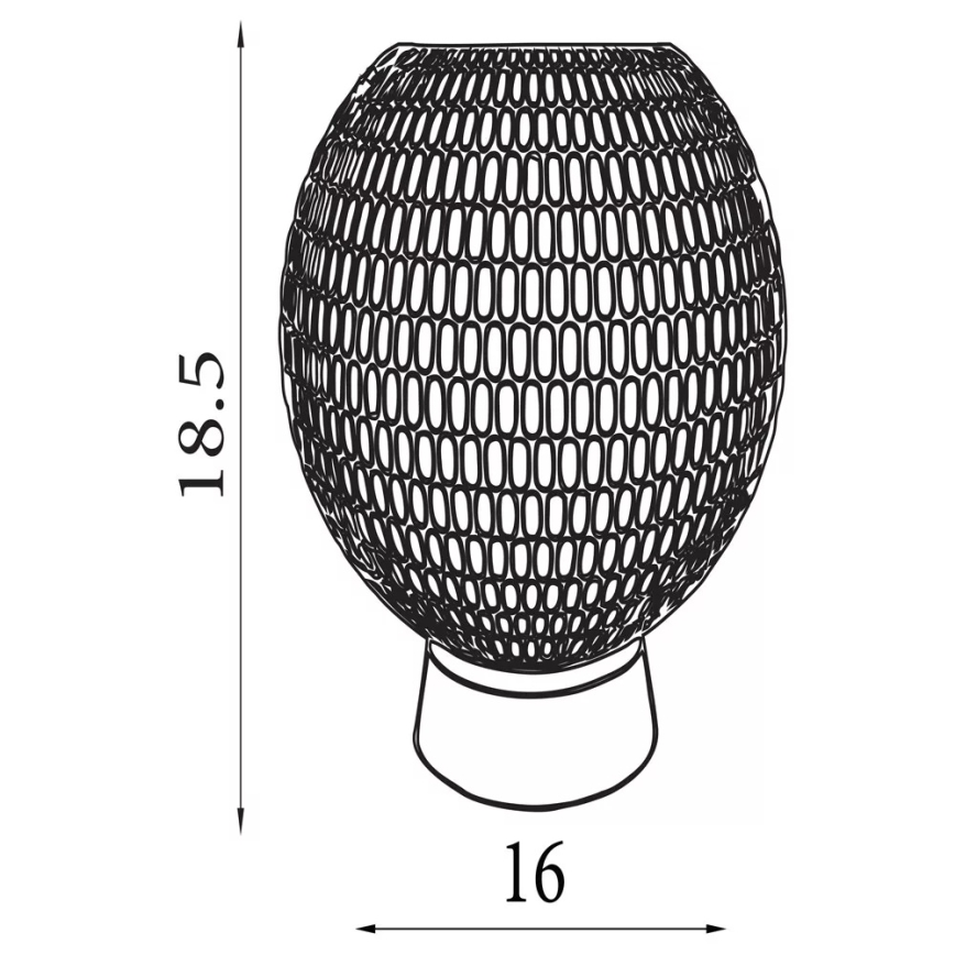 Searchlight - Lampă de birou LED MILA, 0,6 W, 3 x AAA, maro