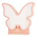 Lampă de birou LED pentru copii BUTTERFLY LED/14W/230V roz
