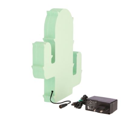 Lampă de birou LED pentru copii CACTUS LED/10W/230V verde