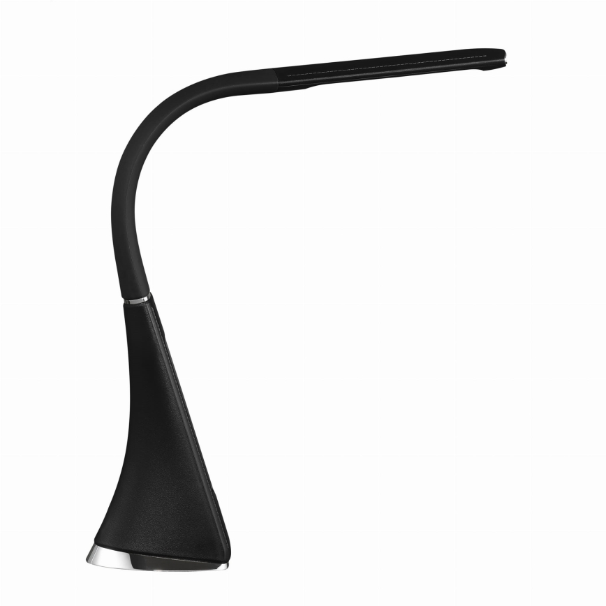 Lampă de birou LED tactilă, reglabilă, cu afișaj, 7W/5V, negru
