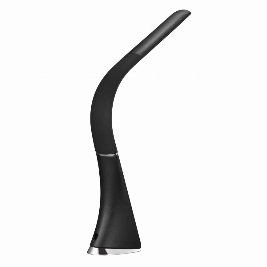 Lampă de birou LED tactilă, reglabilă, cu afișaj, 7W/5V, negru