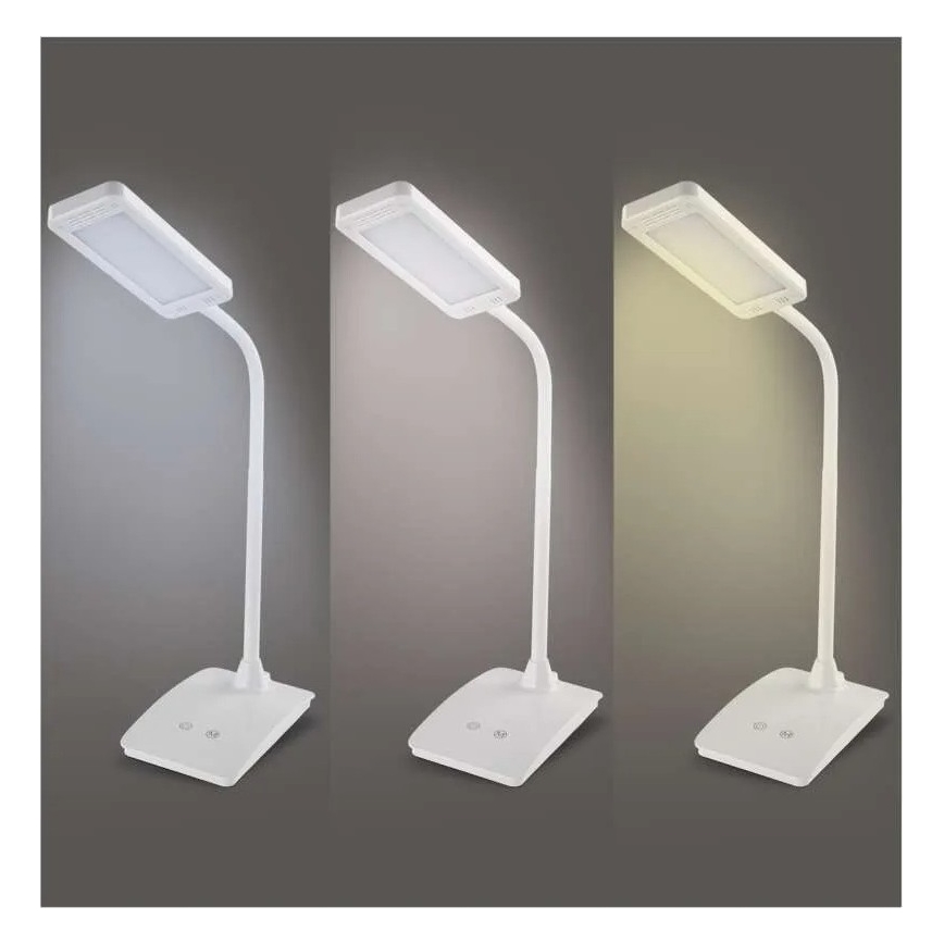 Lampă de birou LED reglabilă EDDY, 6W/230V, 3000/4500/6800K, albă