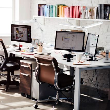 Lampă de birou LED reglabilă TENUIX DUO LED/15W/230V 3000-6000K albă